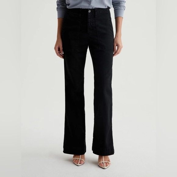 New! Ag Adriano Goldschmied Juliet High-Rise Utility Flare‎ Pants - Picture 1 of 12